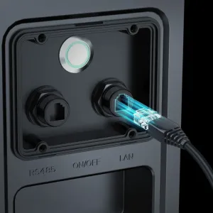 LAN-aansluiting en datakabel van de Marstek Venus E 3.0