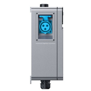 Zendure PowerHub 1-fase, zijkant met CEE-aansluiting
