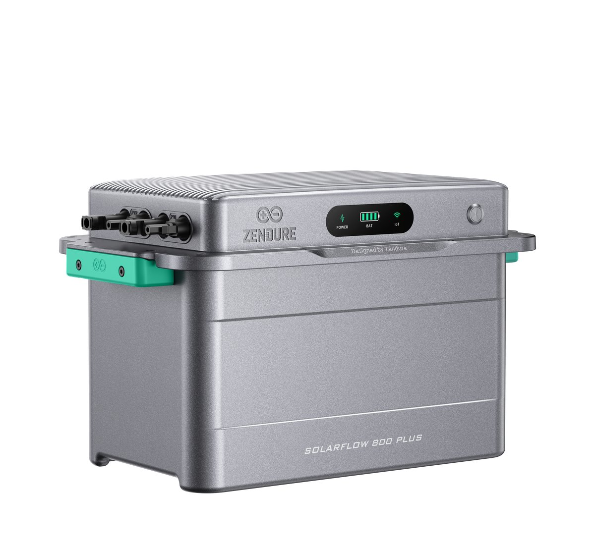 Zendure SolarFlow 800 Plus thuisbatterij 1,92 kWh, schuin van links